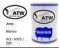 Preview: Jeep, Bianco, W3 / KW3 / 268: 500ml Lackdose, von ATW Autoteile West.